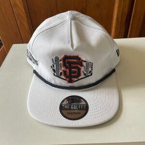 New Era White San Francisco Giants 2025 Spring Training Palm Golfer Snapback